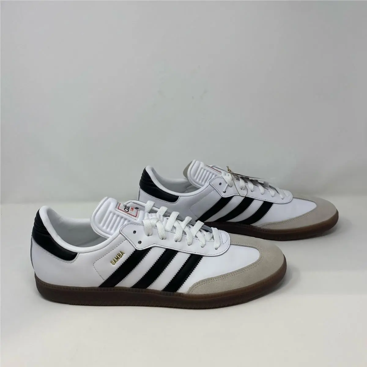 Adidas Samba Indoor White/black Gum Men 13 / Women 14 IH6001