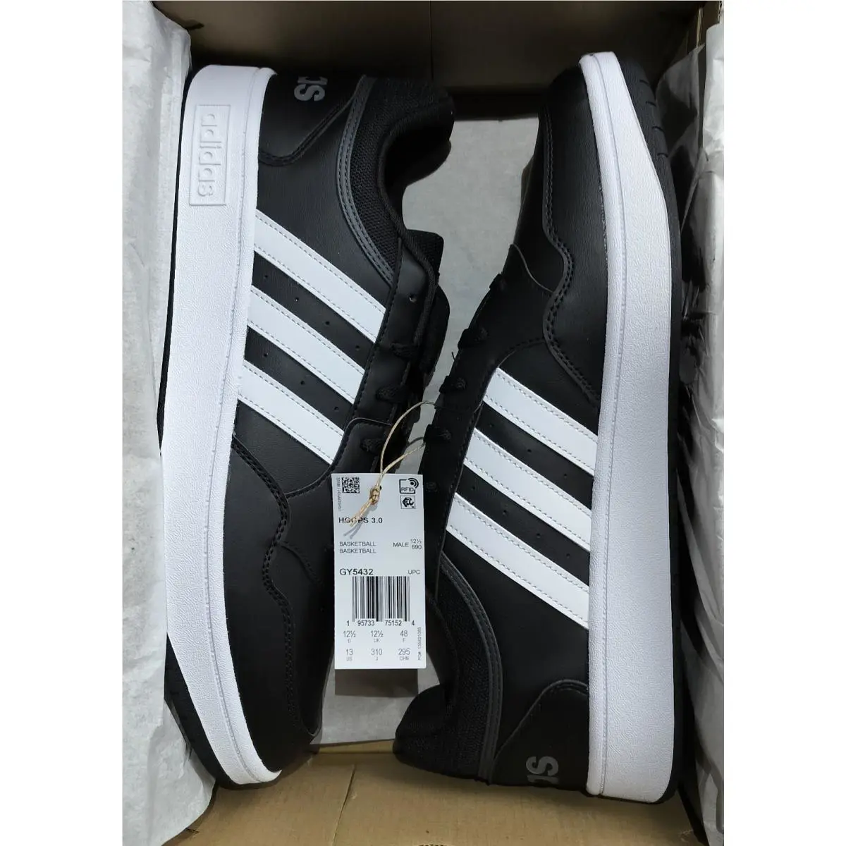 Adidas shoes - adidas Hoops 3.0 - Hoops - GY5432 - Black 4