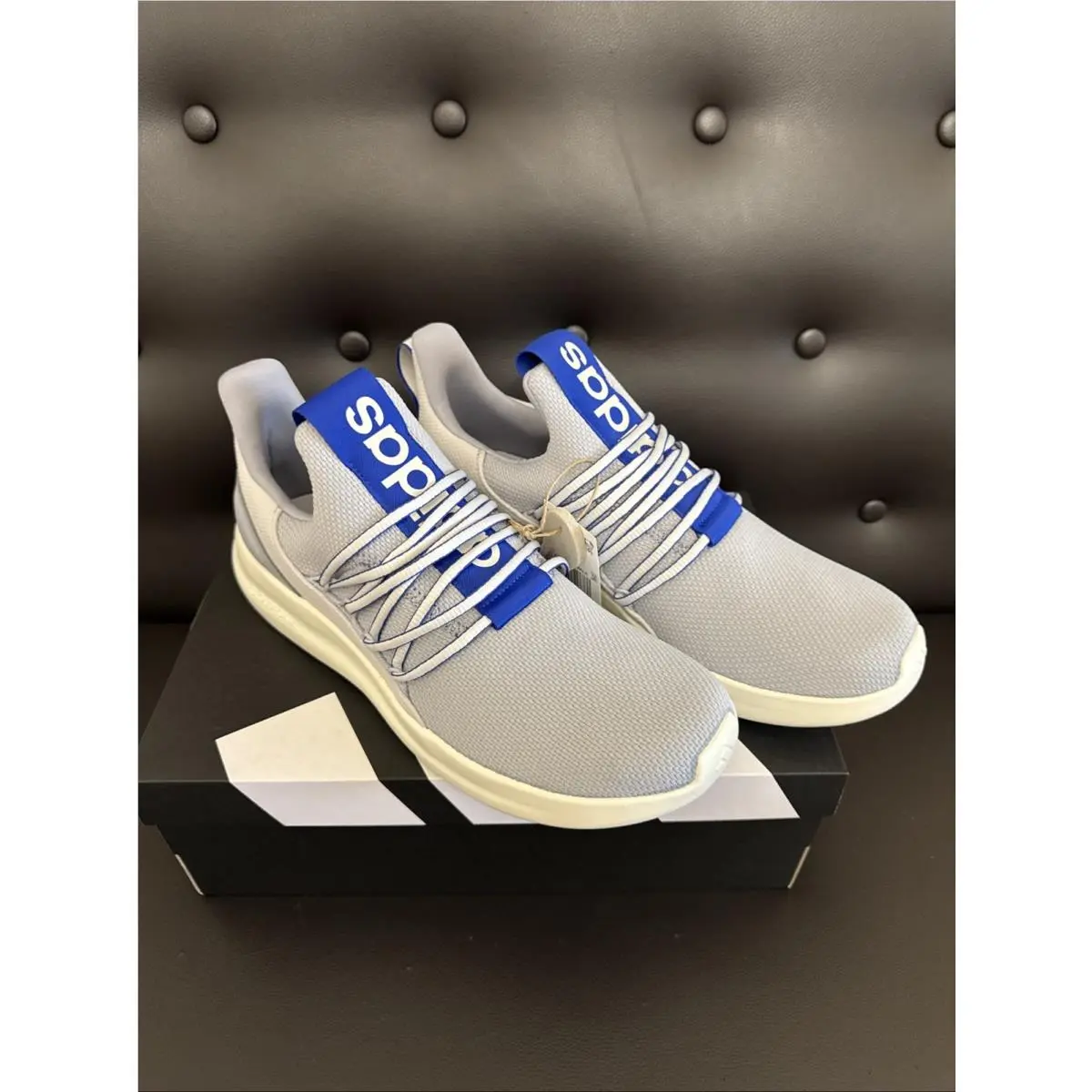 Lite Racer Adapt 7.0 Men’s Size 11.5 Shoes Sneakers Gray/royal by Adidas