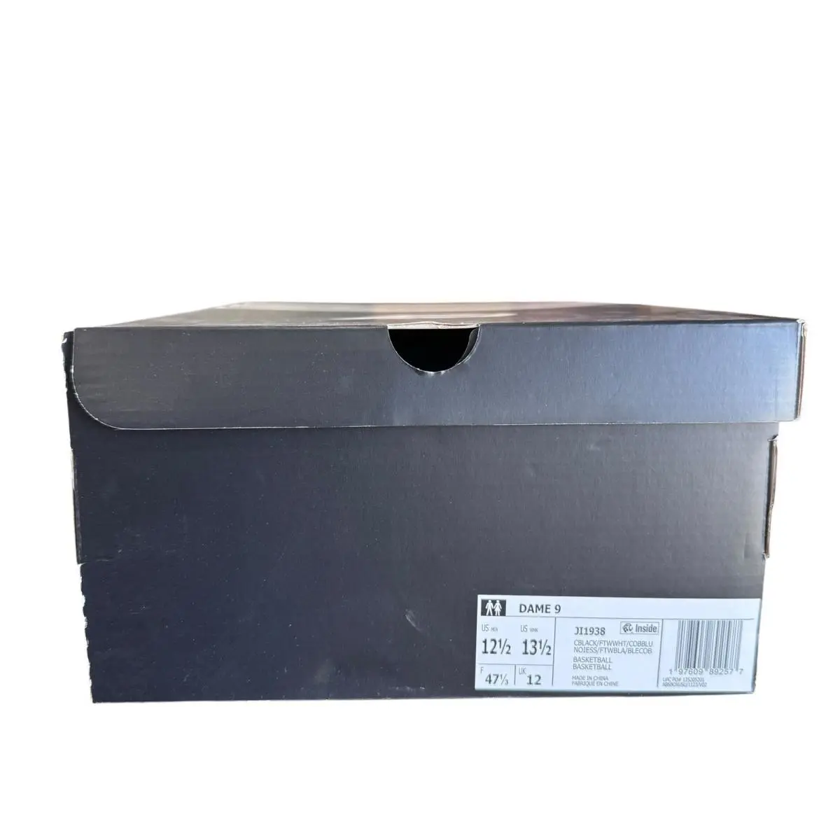 Adidas shoes - adidas Dame 9 - Dame - JI1938 - Black (UPC: 197609892577) 7