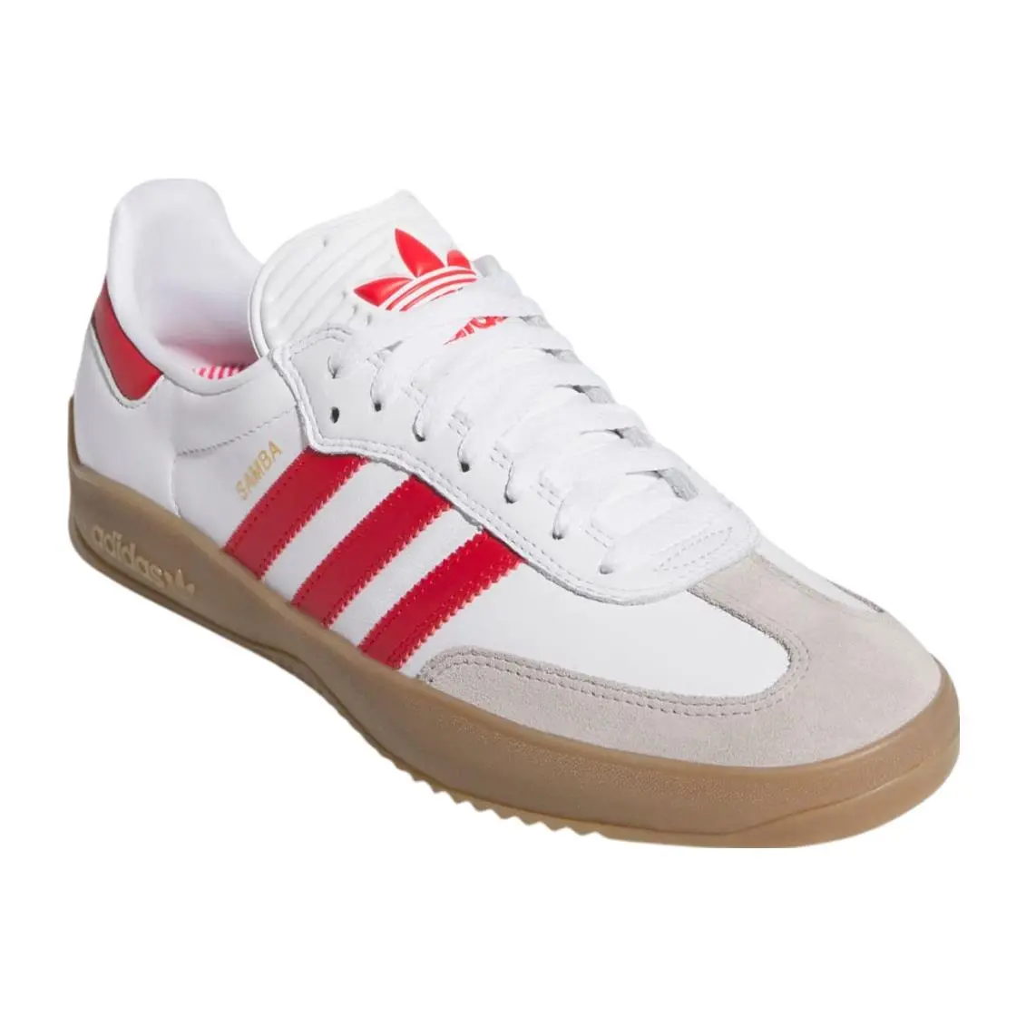 Adidas Puig Samba JQ5865 Athletic Sneaker Shoes White Red Mens Size 11