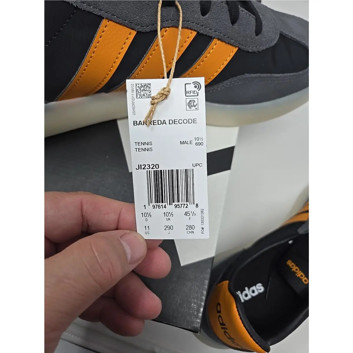 Adidas shoes - adidas Barreda Decode - Barreda Decode - JI2320 - Gray (UPC: 197614957728) 6