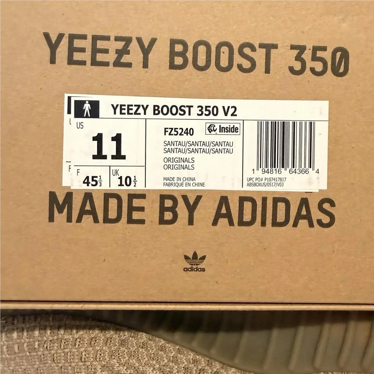 Adidas shoes - adidas Yeezy Boost 350 V2 - FZ5240 - Multicolor (UPC: 0194816643664) 3