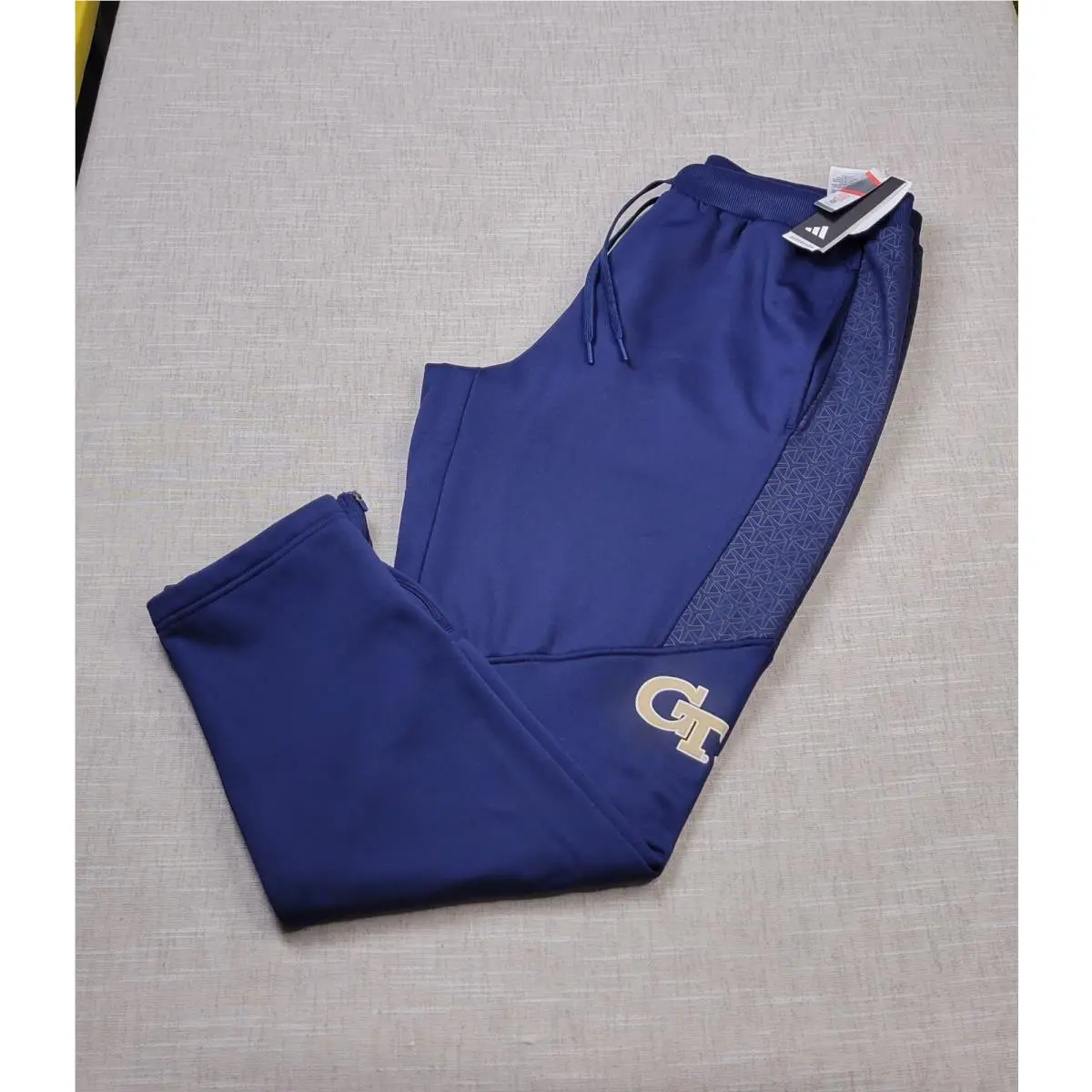 Adidas clothing - Adidas Georgia Tech - Georgia Tech - IQ0278 - Blue White Gold 0