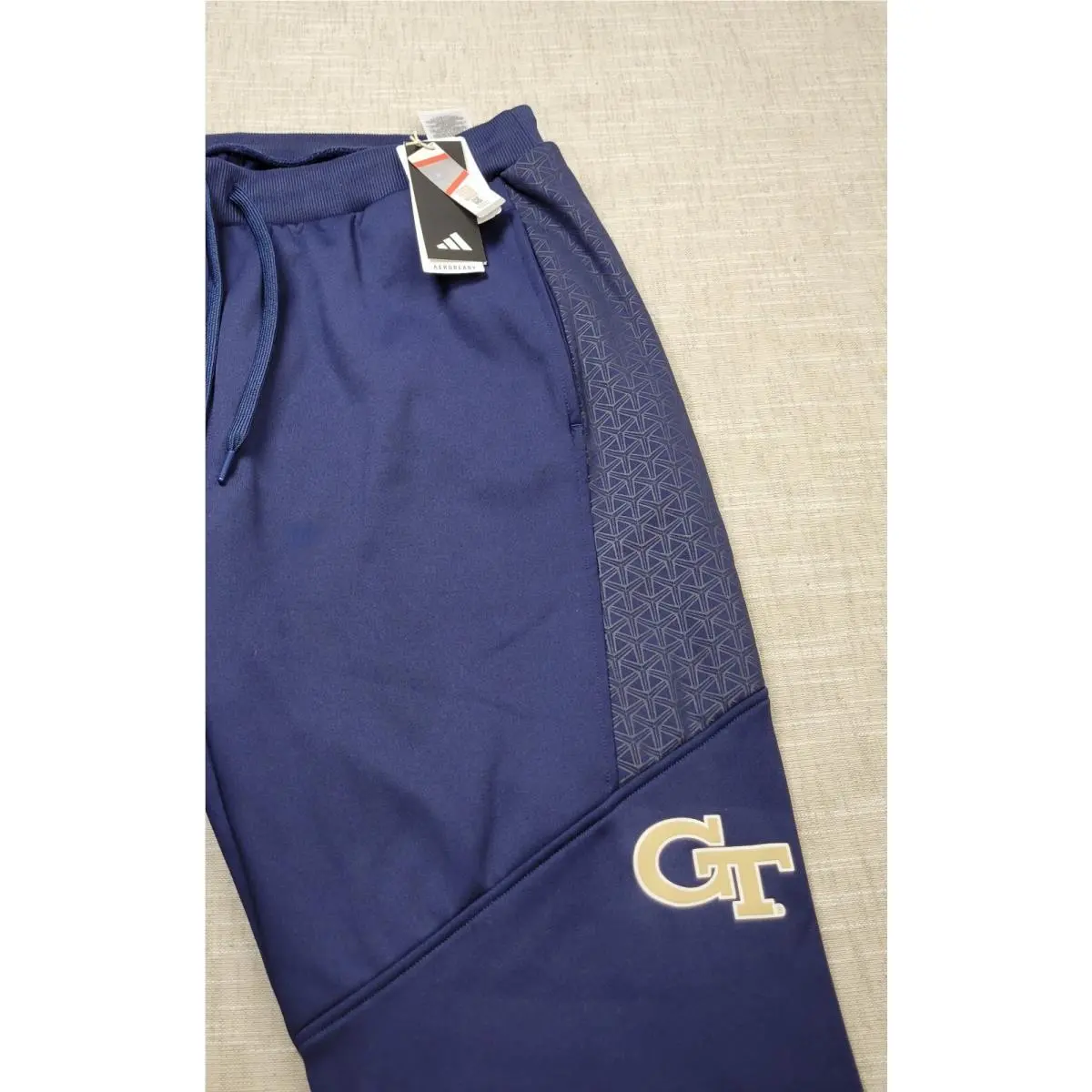 Adidas clothing - Adidas Georgia Tech - Georgia Tech - IQ0278 - Blue White Gold 1