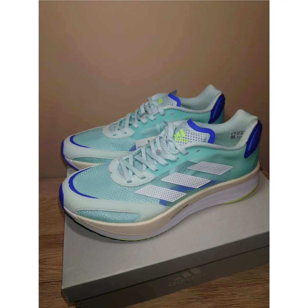 Adidas shoes - adidas adizero boston - adizero boston - FZ2496 - Mint (UPC: 191985265024) 1