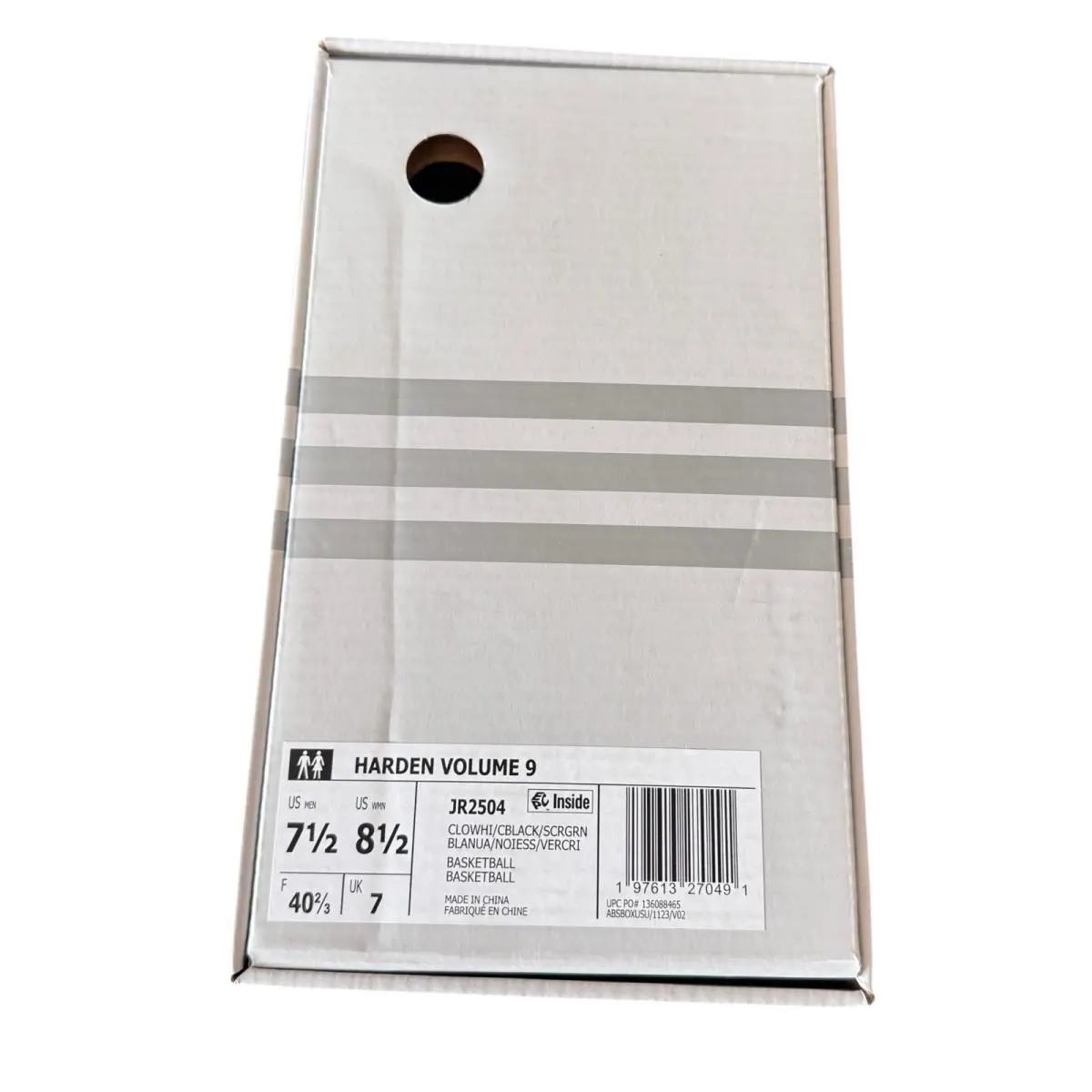 Adidas shoes - VOLUME 9 - VOLUME - JR2504 - Clowhi/Cblack/Scrgrn (UPC: 197613270491) 5