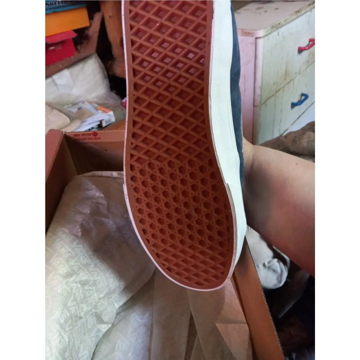 Vans shoes - FU SK8-HI - (AHU) Pig Suede Vintage Indigo 4