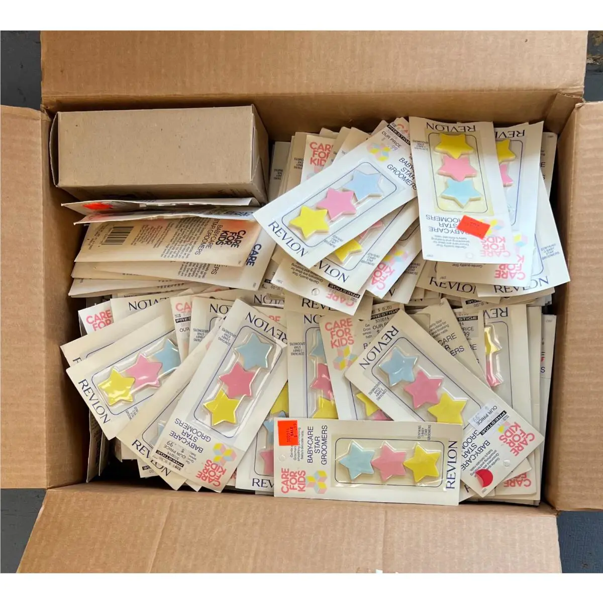 300 Packs Revlon Care For Kids Baby-care Star Groomers 2397 Price Stickers