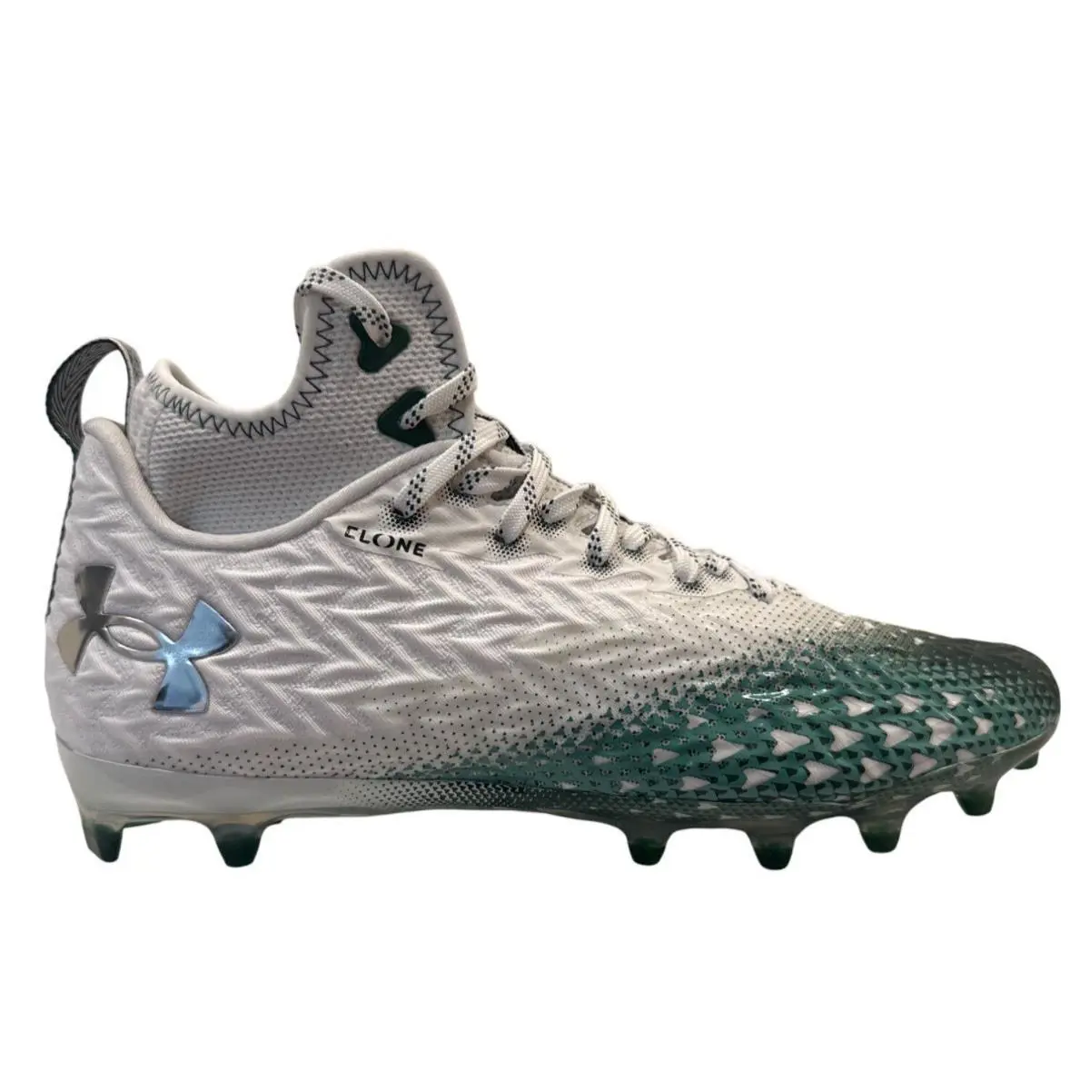 Under Armour shoes - Under Armour Spotlight MC - Spotlight - white/forest green/forest green (UPC: 196040470290) 0