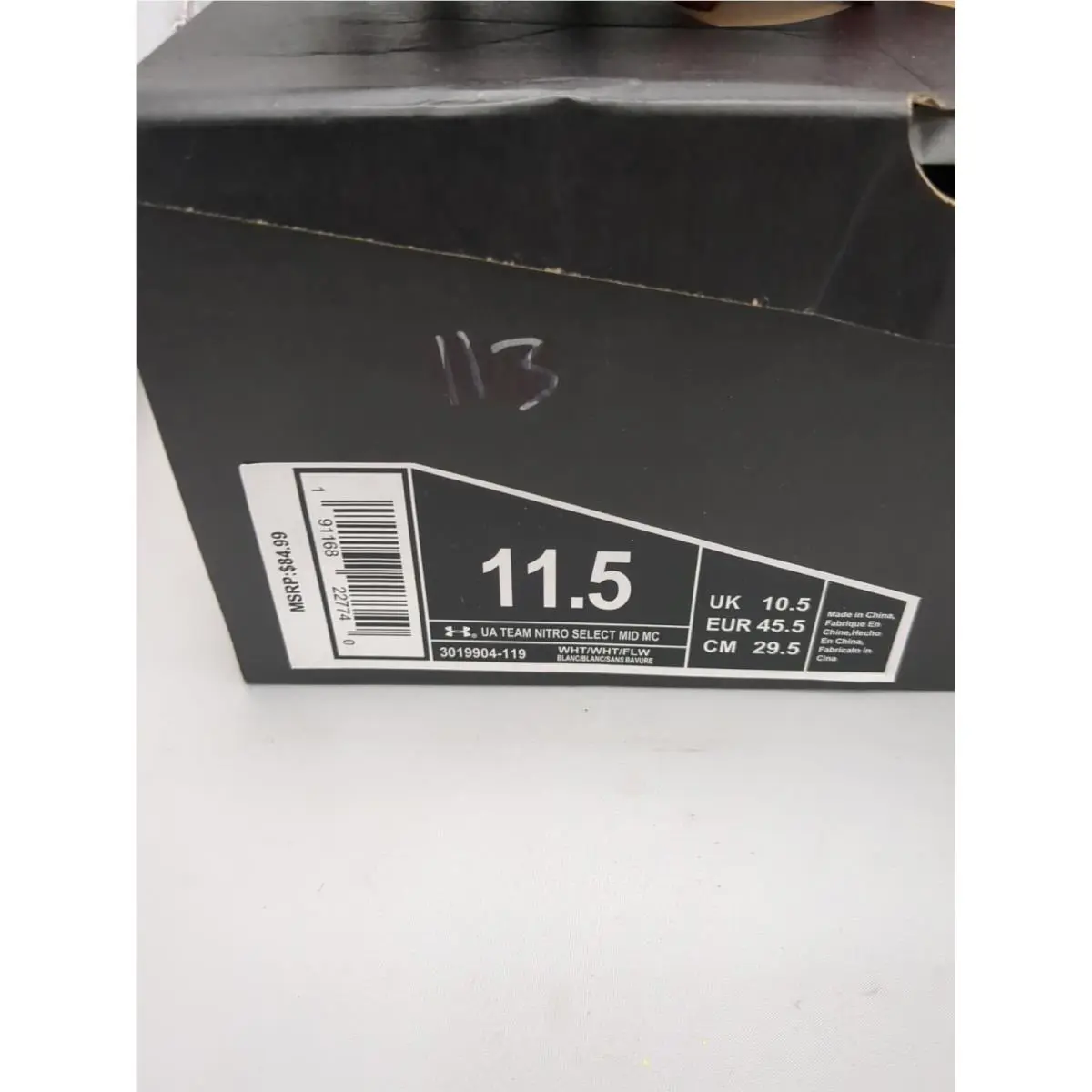 Under Armour shoes - Under Armour Team Nitro - Team Nitro - 3019904-119 - White 0