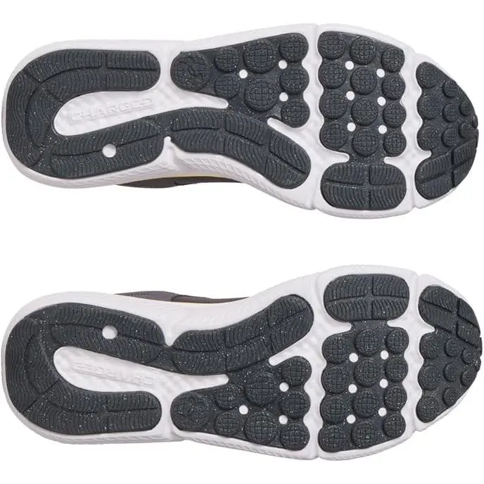 Under Armour shoes - Under Armour Charged Assert 10 - 3026175-025 - Gray & Yellow 3