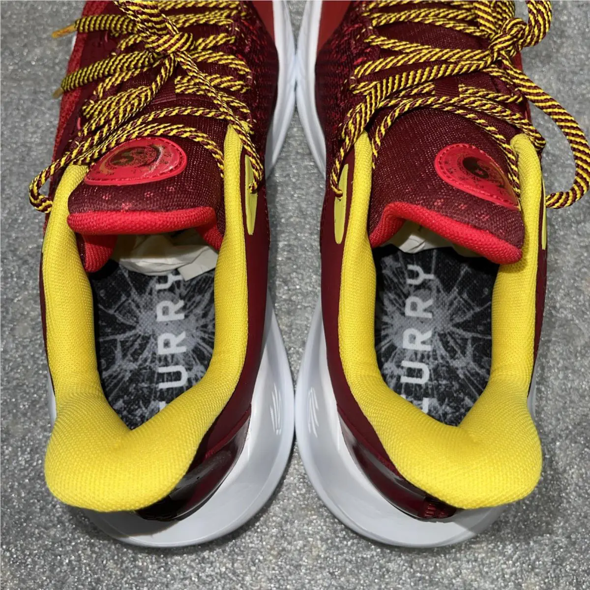 Under Armour shoes - Under Armour Bruce Lee Curry 11 Fire - Red (UPC: 0196884538057) 9