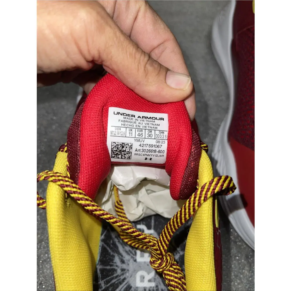 Under Armour shoes - Under Armour Bruce Lee Curry 11 Fire - Red (UPC: 0196884538057) 7