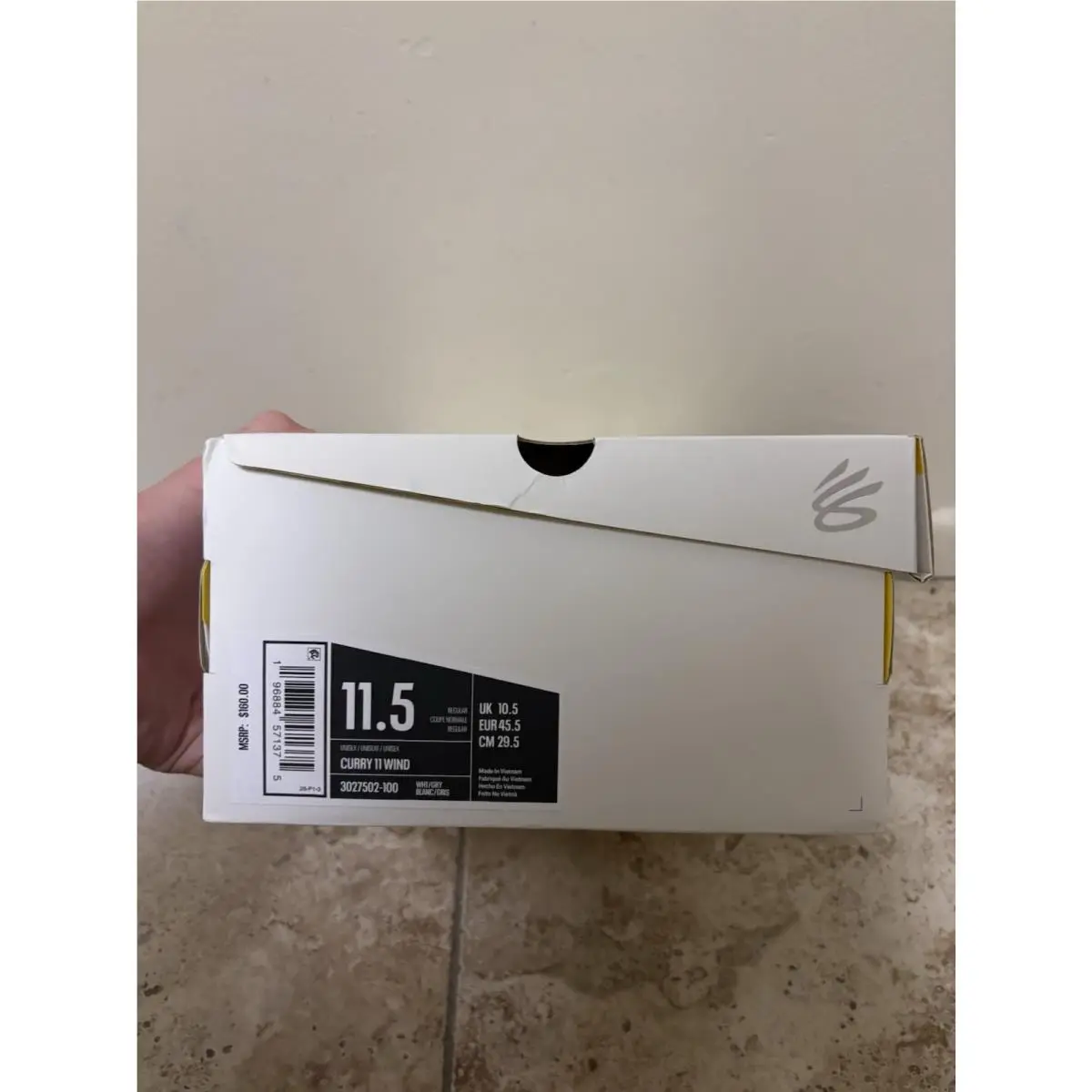 Under Armour shoes - Under Armour Curry 11 - Curry - 3027502-100 - White 4