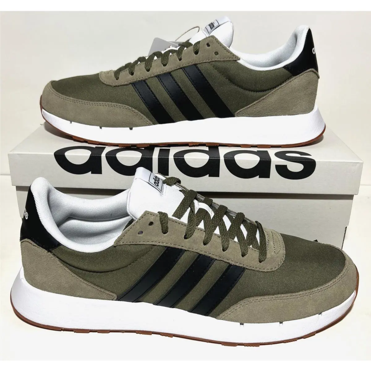 Adidas shoes - adidas Run 60S - Run - GY3703 - Olive Green 2