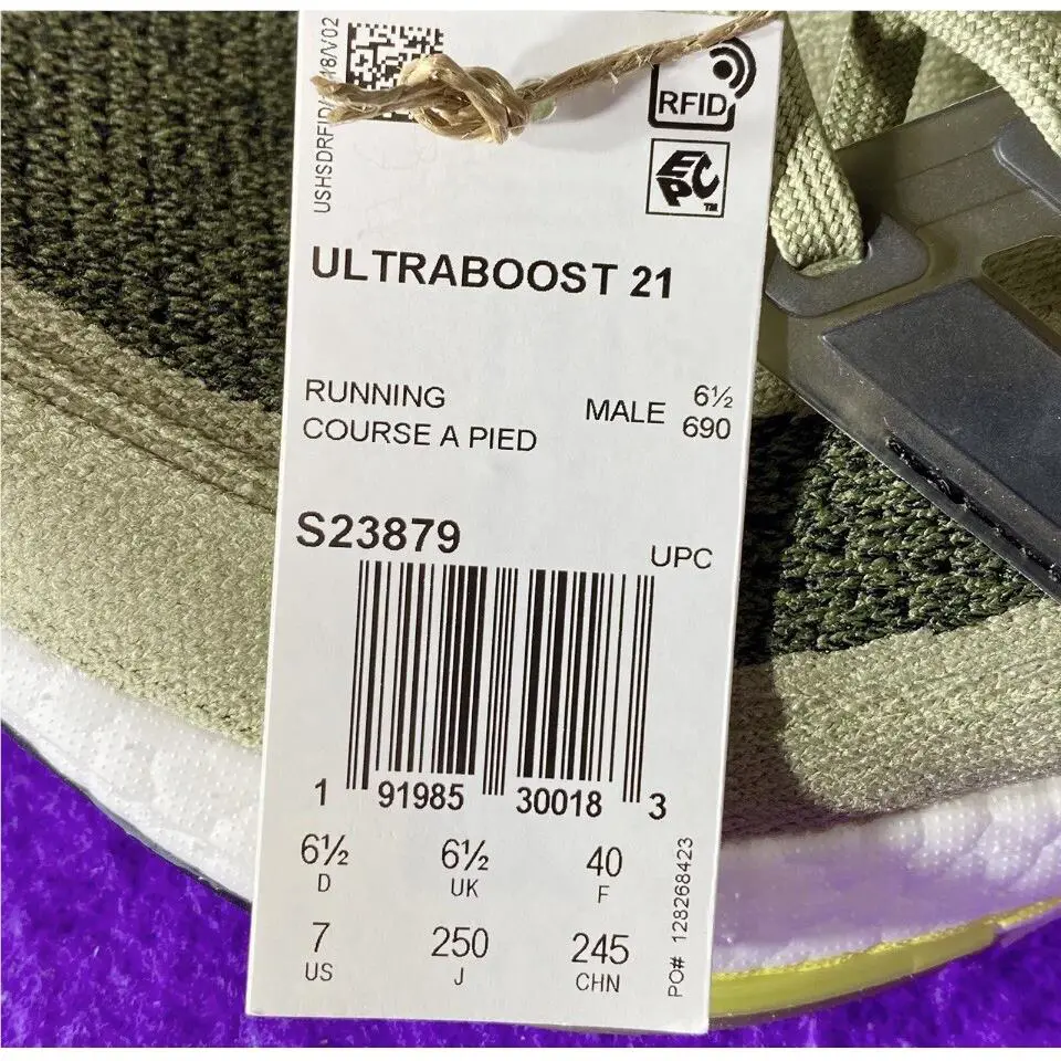 Adidas shoes - adidas Ultraboost Ultra Boost 21 Running - S23879 - Green (UPC: 191985300183) 8