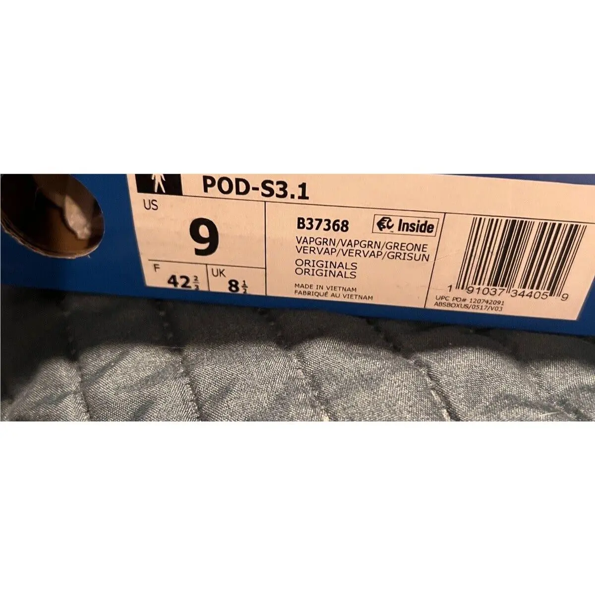 Adidas shoes - adidas Pod-S3.1 - B37368 - Green 1