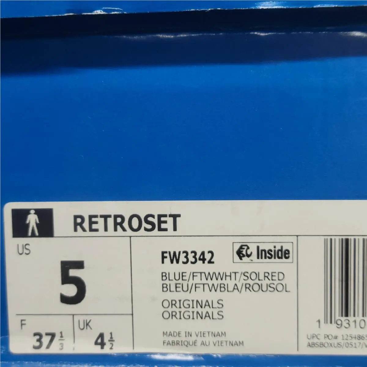 Adidas shoes - adidas Retroset - Retroset - FW3342 - Blue/White/Solar Red 0