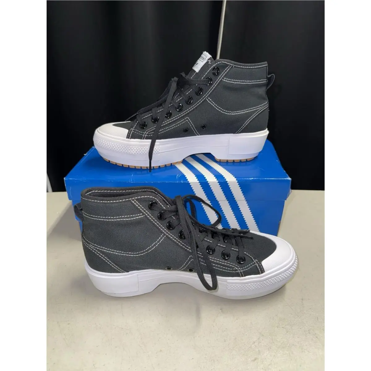 Adidas shoes - adidas Nizza - Nizza - GZ8857 - Black, Manufacturer: Core Black/Cloud White/Gum 0