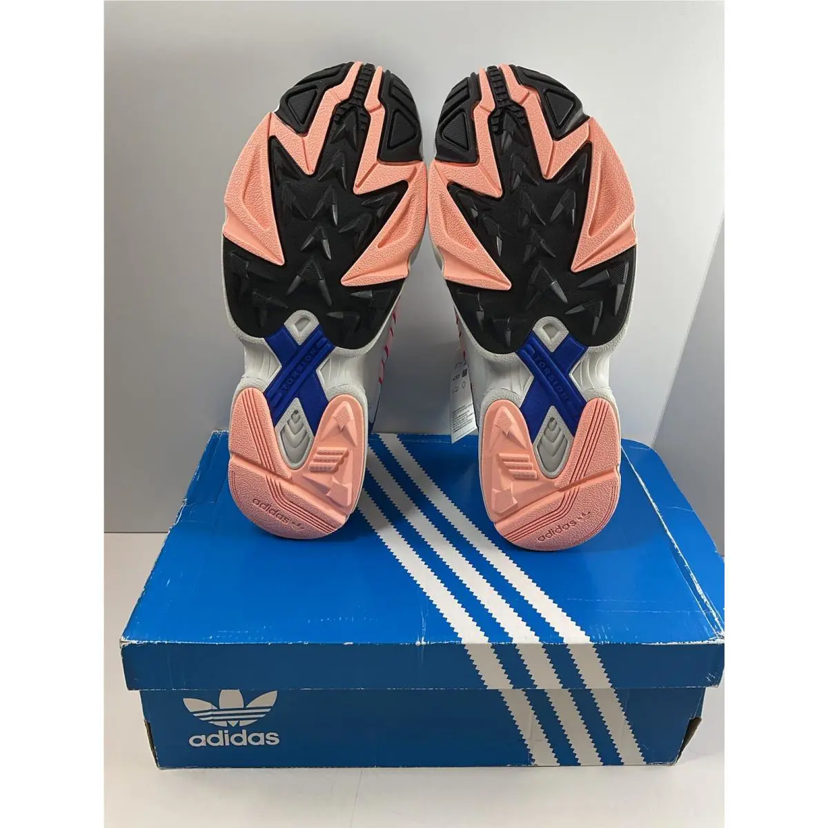 Adidas shoes - adidas Yung-1 - BD7654 - White/Blue/Pink 9