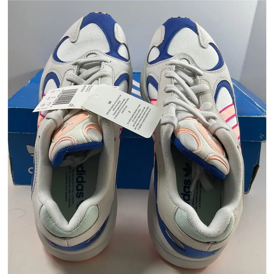 Adidas shoes - adidas Yung-1 - BD7654 - White/Blue/Pink 1