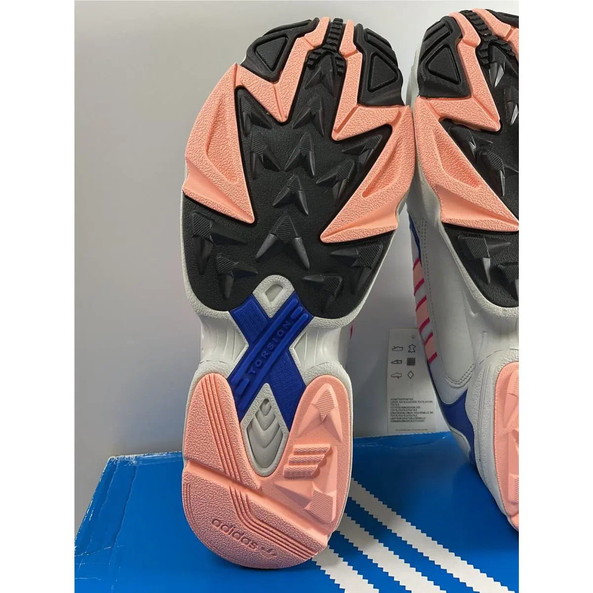Adidas shoes - adidas Yung-1 - BD7654 - White/Blue/Pink 10