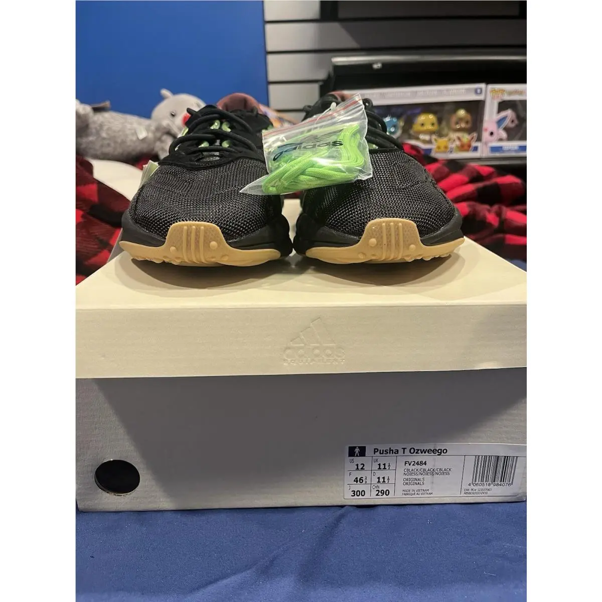 2019 Adidas Pusha T Ozweego Mystery Brown Black King Push Men`s Size 12
