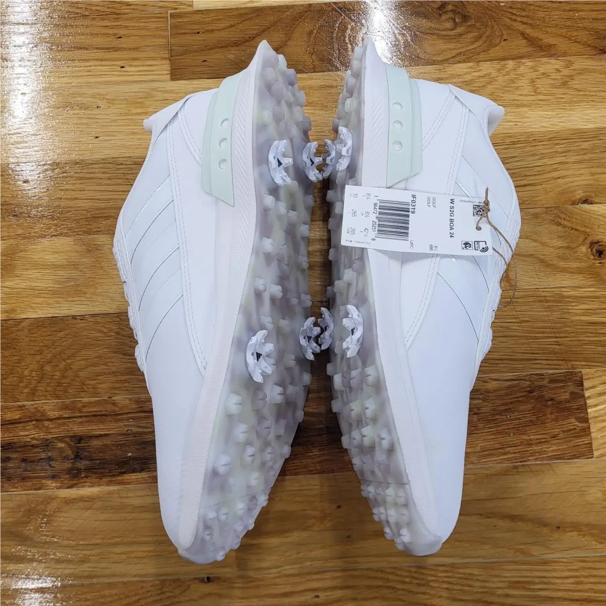 Adidas shoes - Adidas S2G Boa - Boa - IF0319 - Footwear White/Crystal Jade, Main: White (UPC: 196472252518) 8