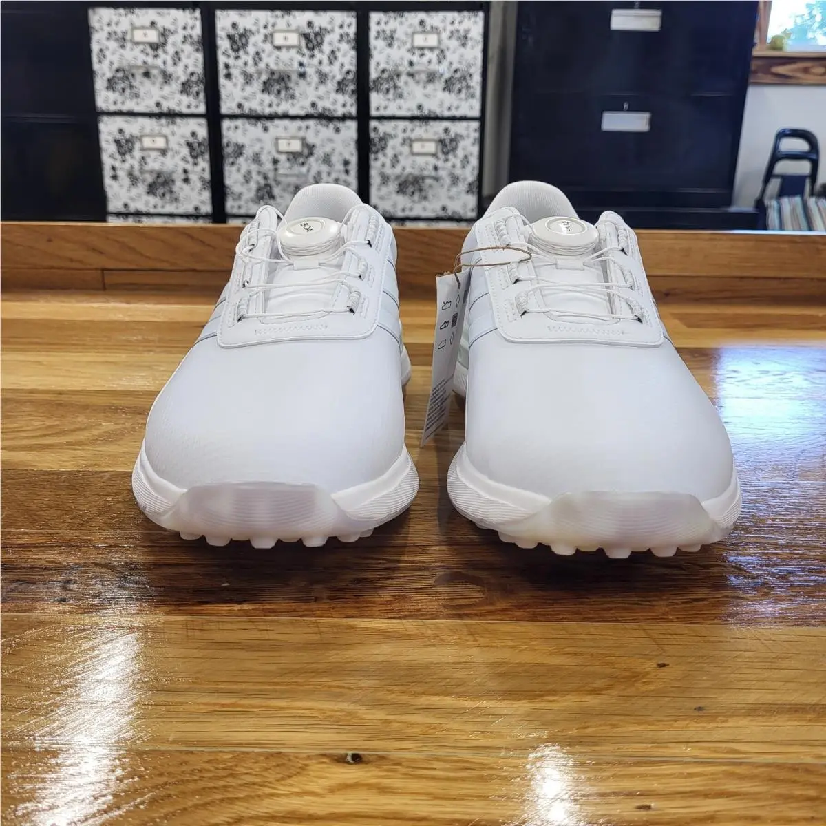 Adidas shoes - Adidas S2G Boa - Boa - IF0319 - Footwear White/Crystal Jade, Main: White (UPC: 196472252518) 4