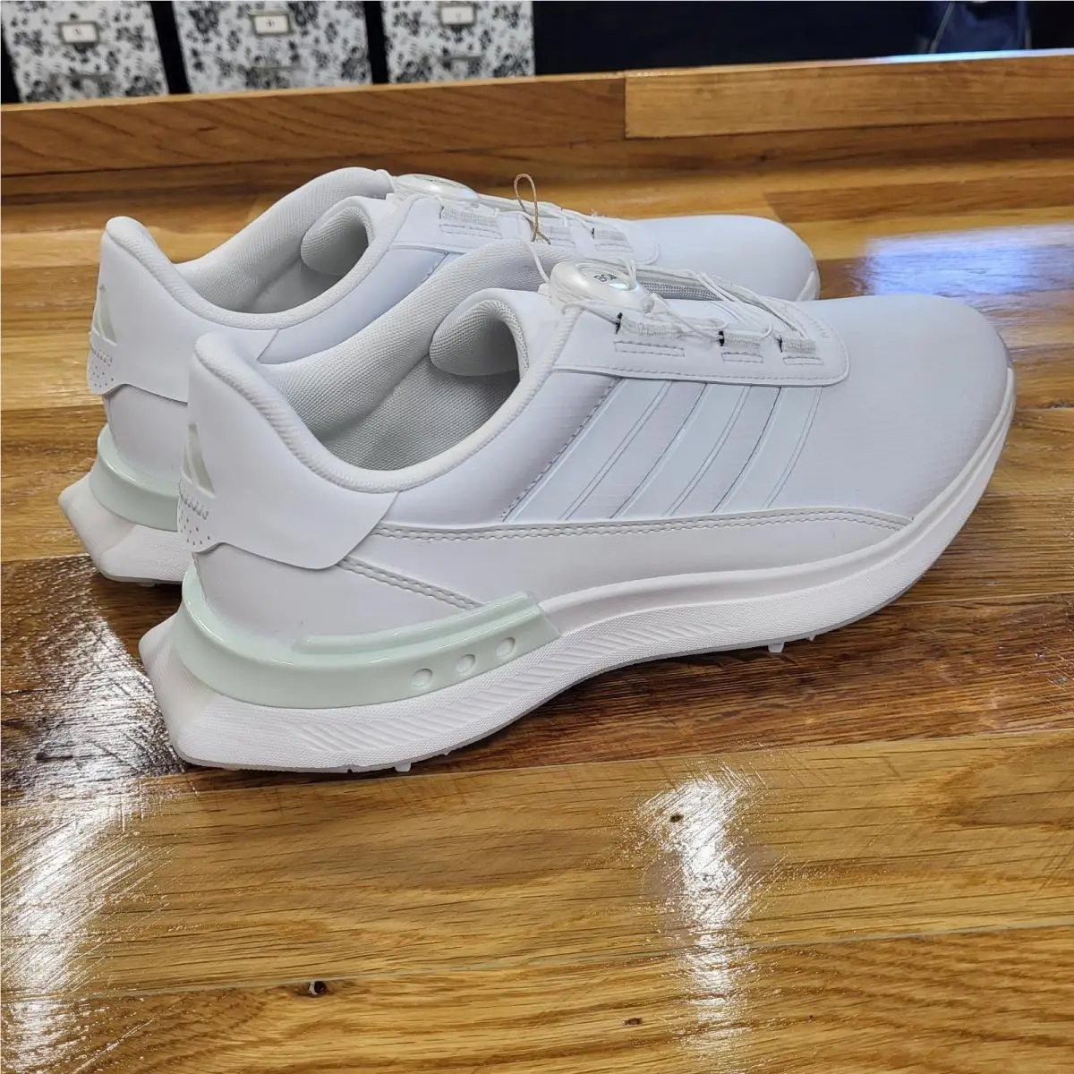 Adidas shoes - Adidas S2G Boa - Boa - IF0319 - Footwear White/Crystal Jade, Main: White (UPC: 196472252518) 7