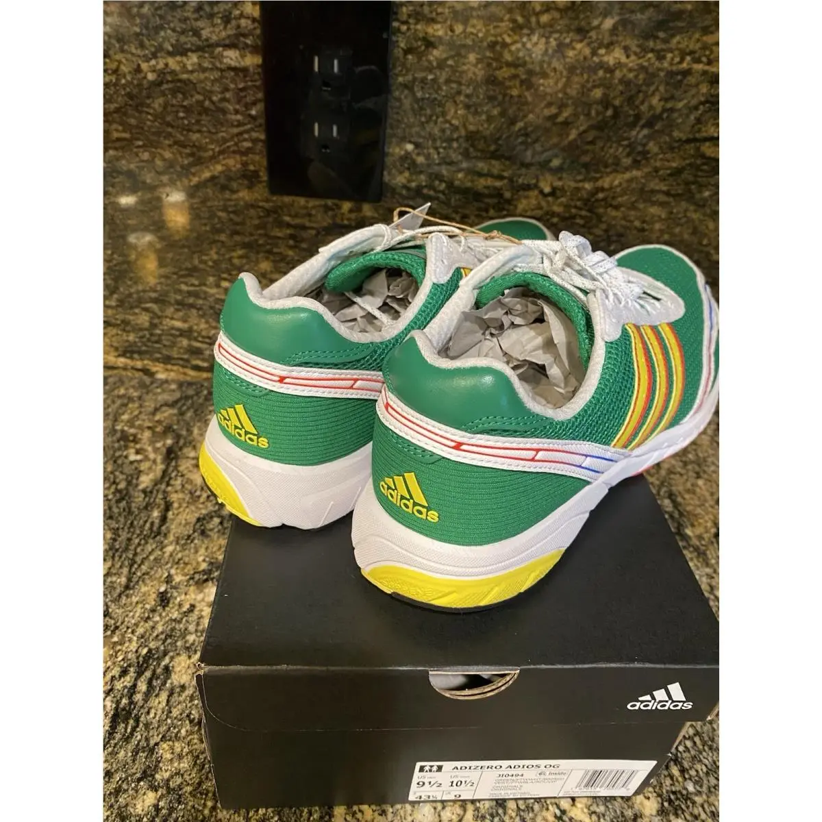 Adidas shoes - Green/Cloud White/Bright Red 1