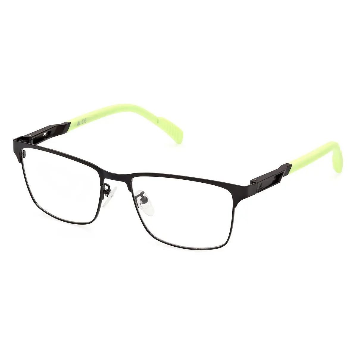 Adidas SP5024-005 Eyeglasses 55mm Matte Black Square Metal Frame