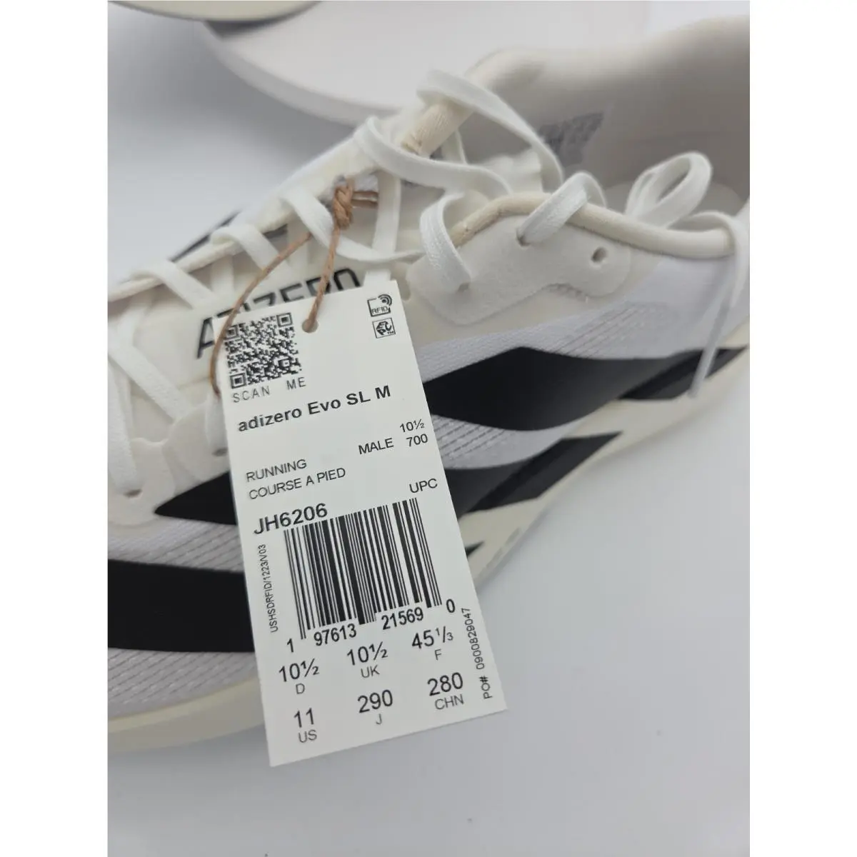 Adidas shoes - adidas Adizero - Adizero - JH6206 - White (UPC: 197613215690) 4