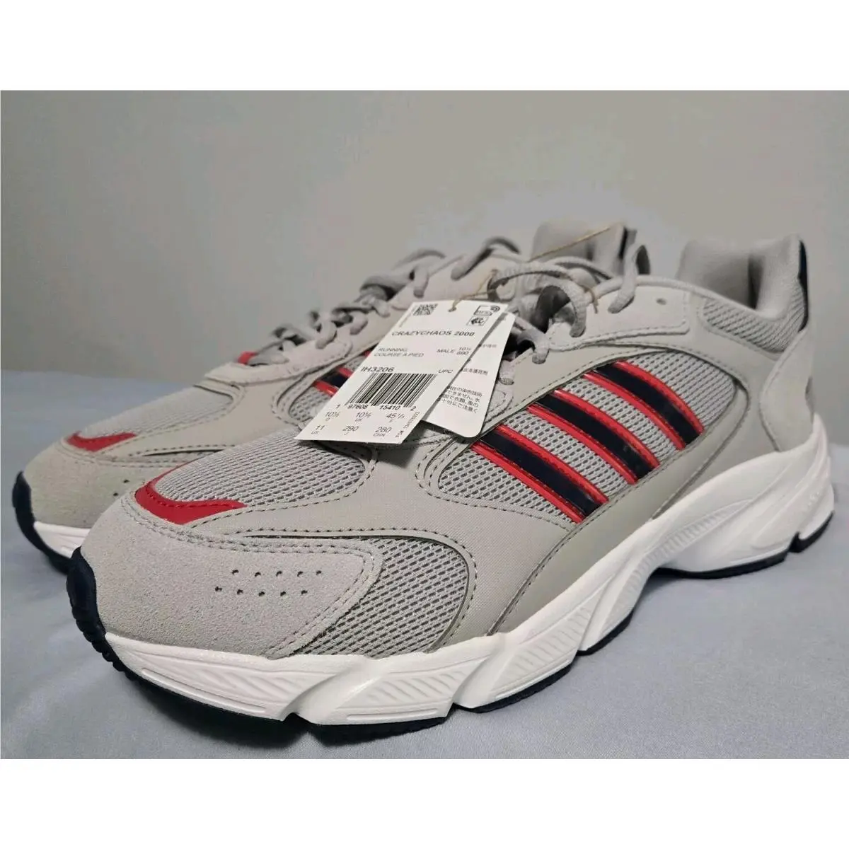 Adidas Crazychaos 2000 Men`s Shoes IH3206 Grey Two / Team Navy Blue 2 / Grey One