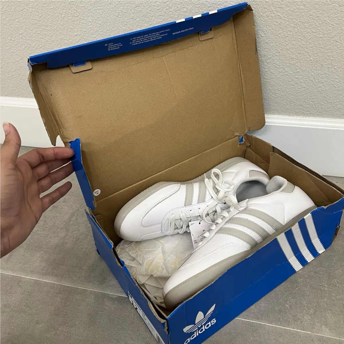 Adidas shoes - adidas Samba - Samba - JI3206 - White 5