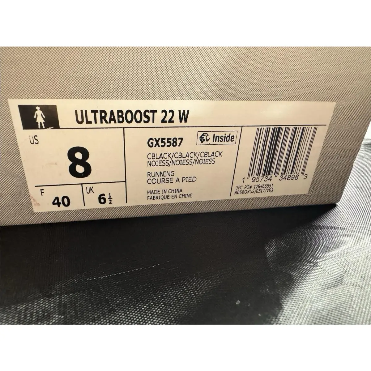 Adidas shoes - adidas UltraBoost 22 - UltraBoost - Black, Main: Black (UPC: 195734348983) 3