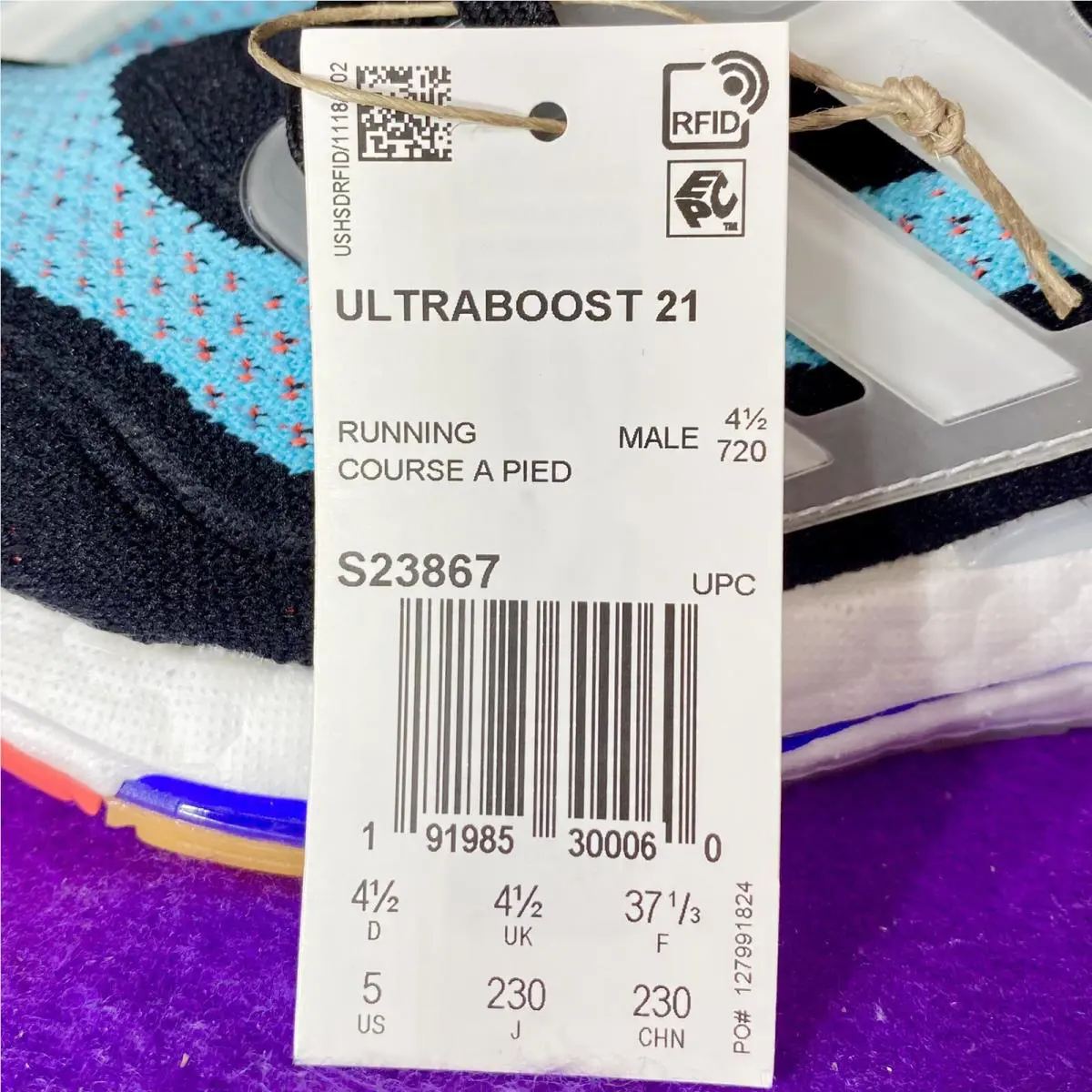 Adidas shoes - adidas Ultraboost 21 - Ultraboost - S23867 - Black (UPC: 191985300060) 9