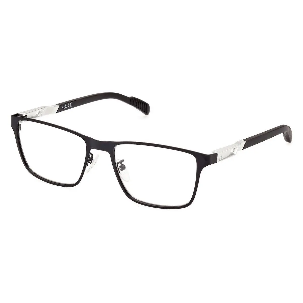 Adidas SP5021-002 Eyeglasses 54mm Matte Black Square Metal Frame