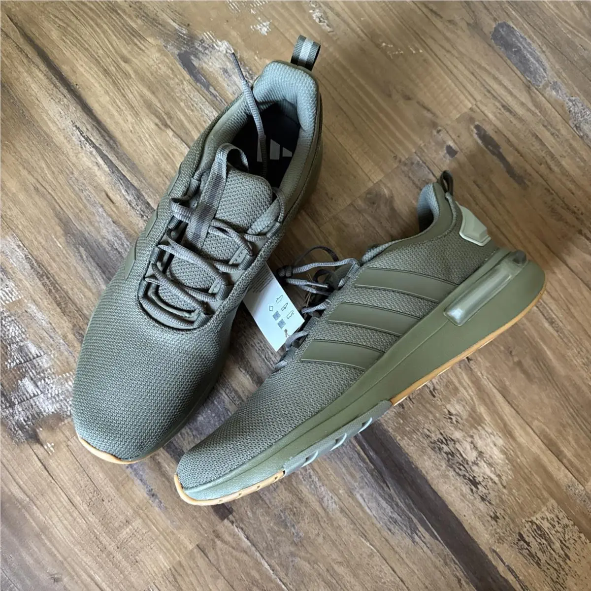 Adidas Racer tr23 Olive Green Size 14