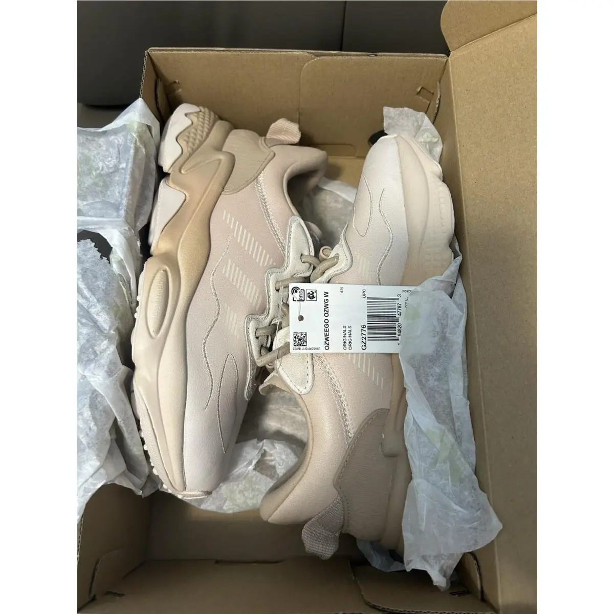 Adidas shoes - adidas Ozweego - Ozweego - GZ2776 - Ivory, Manufacturer: Halo Ivory/Grey Three/Pale Nude (UPC: 194820477873) 9