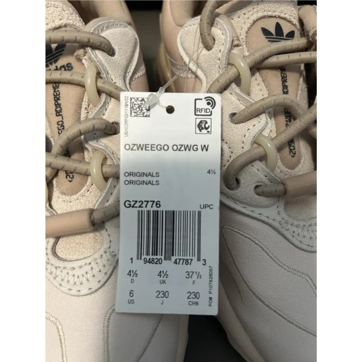 Adidas shoes - adidas Ozweego - Ozweego - GZ2776 - Ivory, Manufacturer: Halo Ivory/Grey Three/Pale Nude (UPC: 194820477873) 0