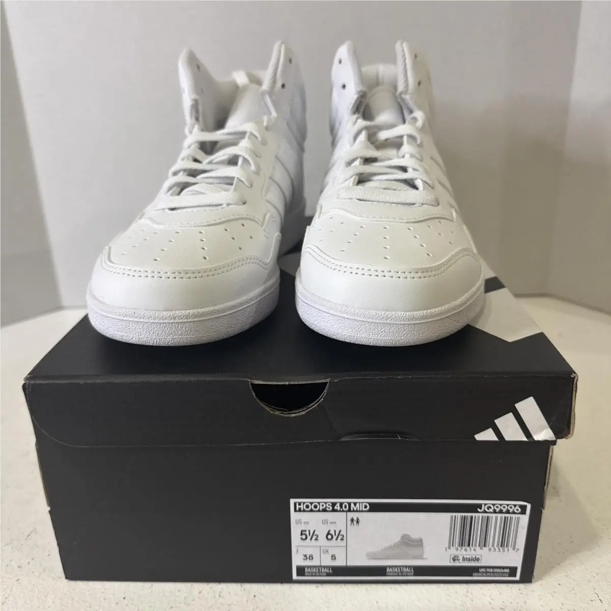 Adidas shoes - adidas Hoops Mid - Hoops Mid - Adidas Hoops 40 - White 0