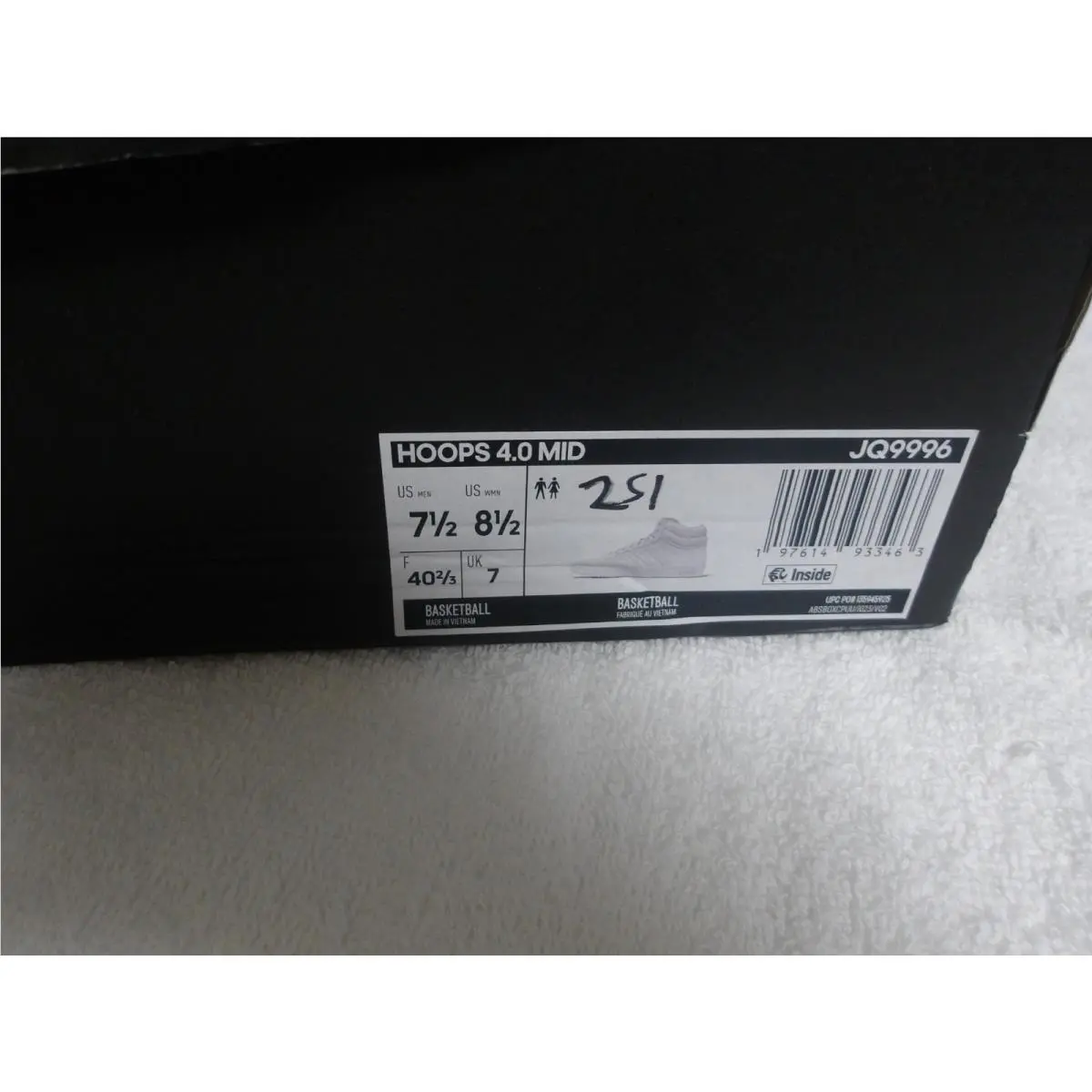 Adidas shoes - adidas Hoops Mid - Hoops Mid - Adidas Hoops 40 - White 6