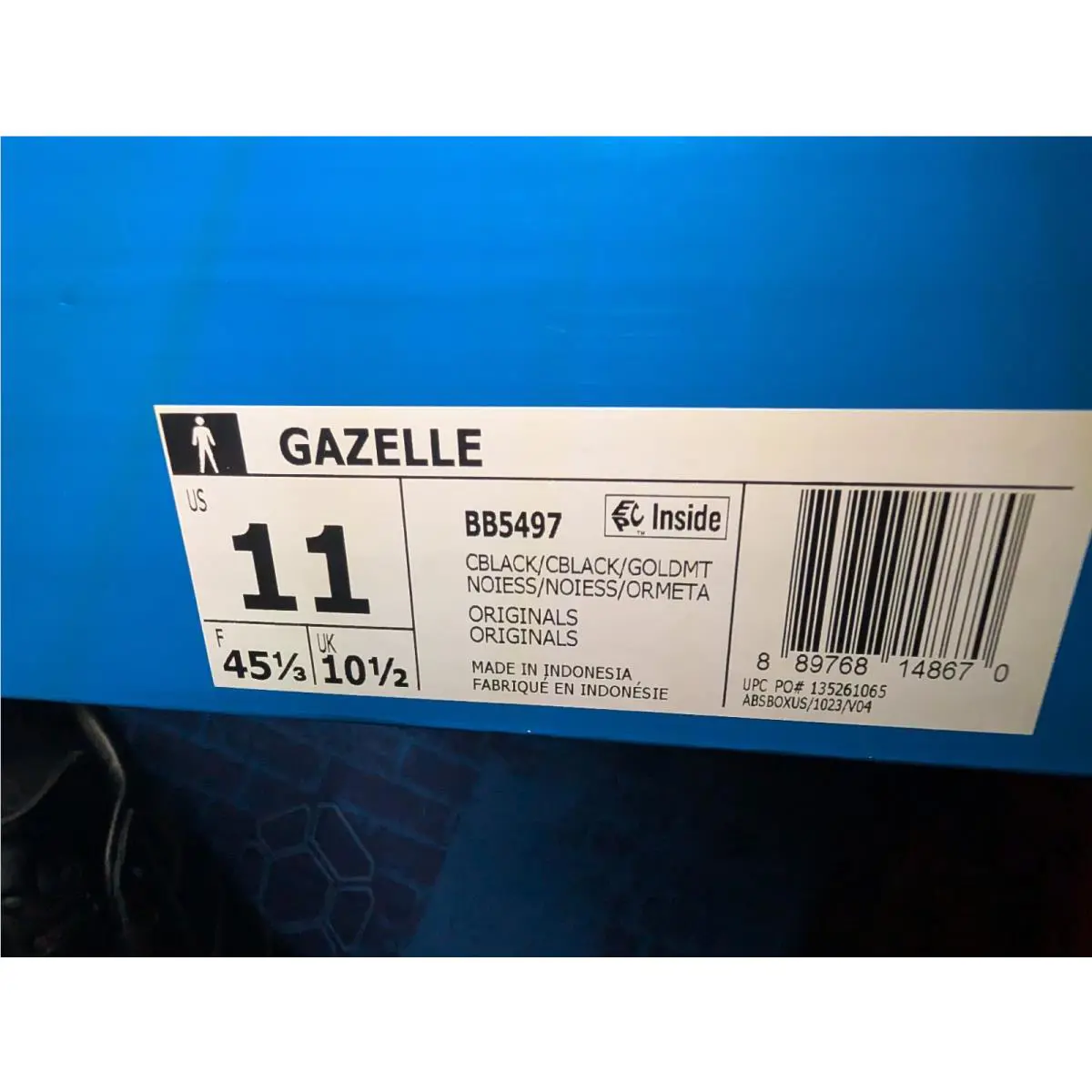 Adidas shoes - adidas Originals Gazelle - Originals Gazelle - bb5497 - Black 10