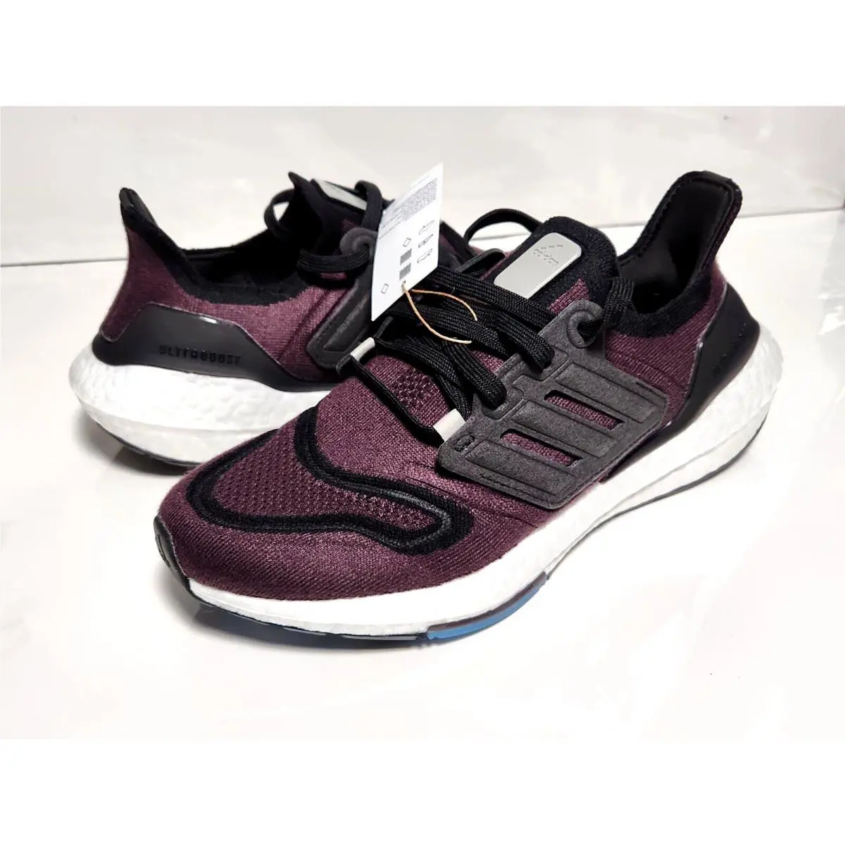 Adidas Ultraboost 22 `shadow Maroon` Running Shoes Mens Size 7.5 GY7289
