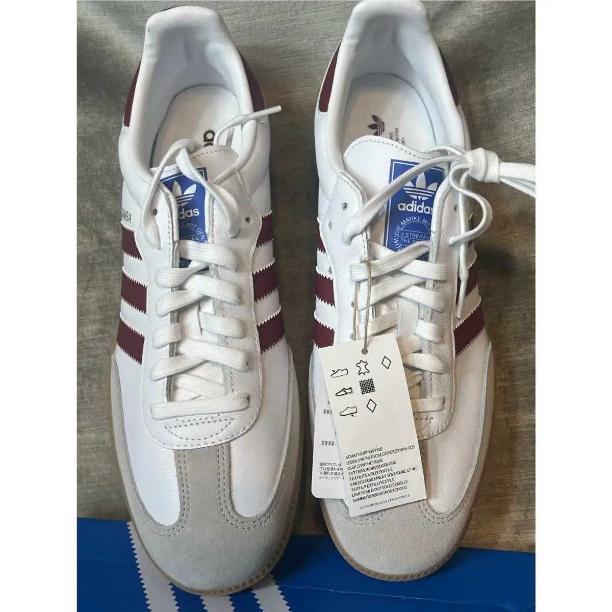 Adidas shoes - adidas Samba - Samba - IF3813 - White/Burgundy 0