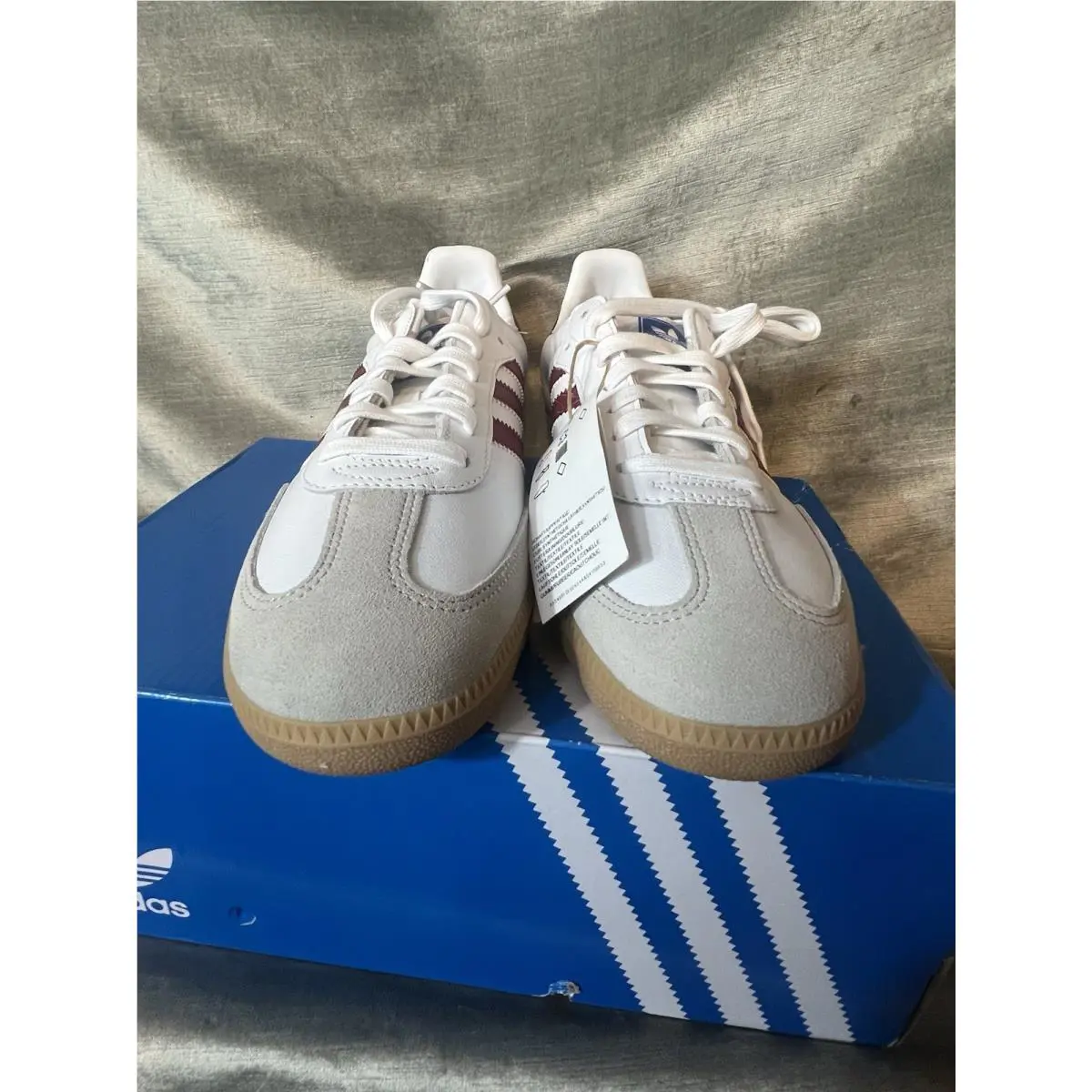 Adidas shoes - adidas Samba - Samba - IF3813 - White/Burgundy 2