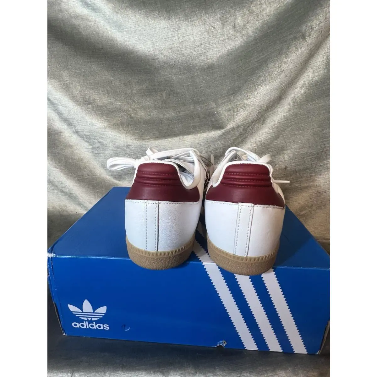 Adidas shoes - adidas Samba - Samba - IF3813 - White/Burgundy 3