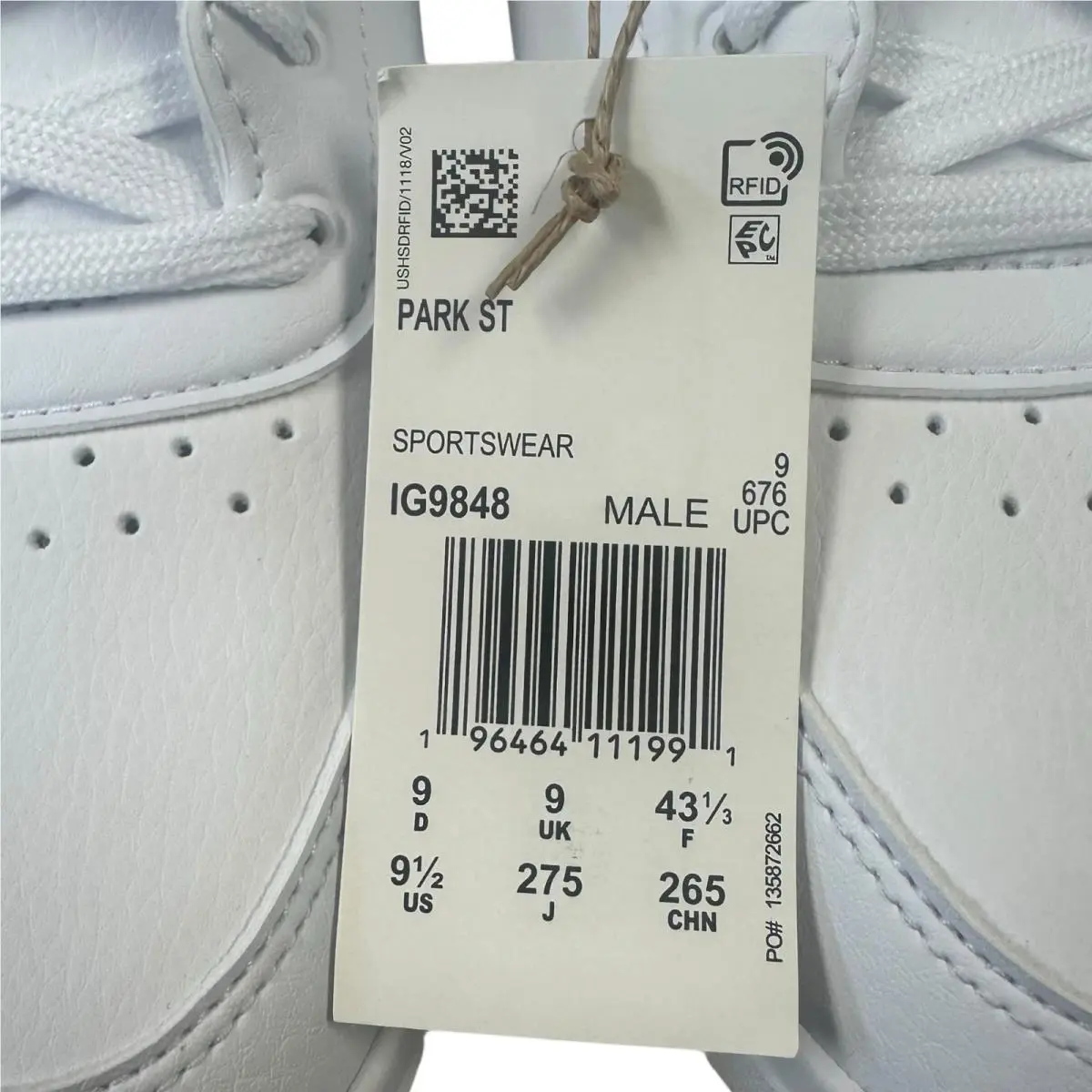 Adidas shoes - Adidas Park Street - Park Street - IG9848 - White (UPC: 196464111991) 2